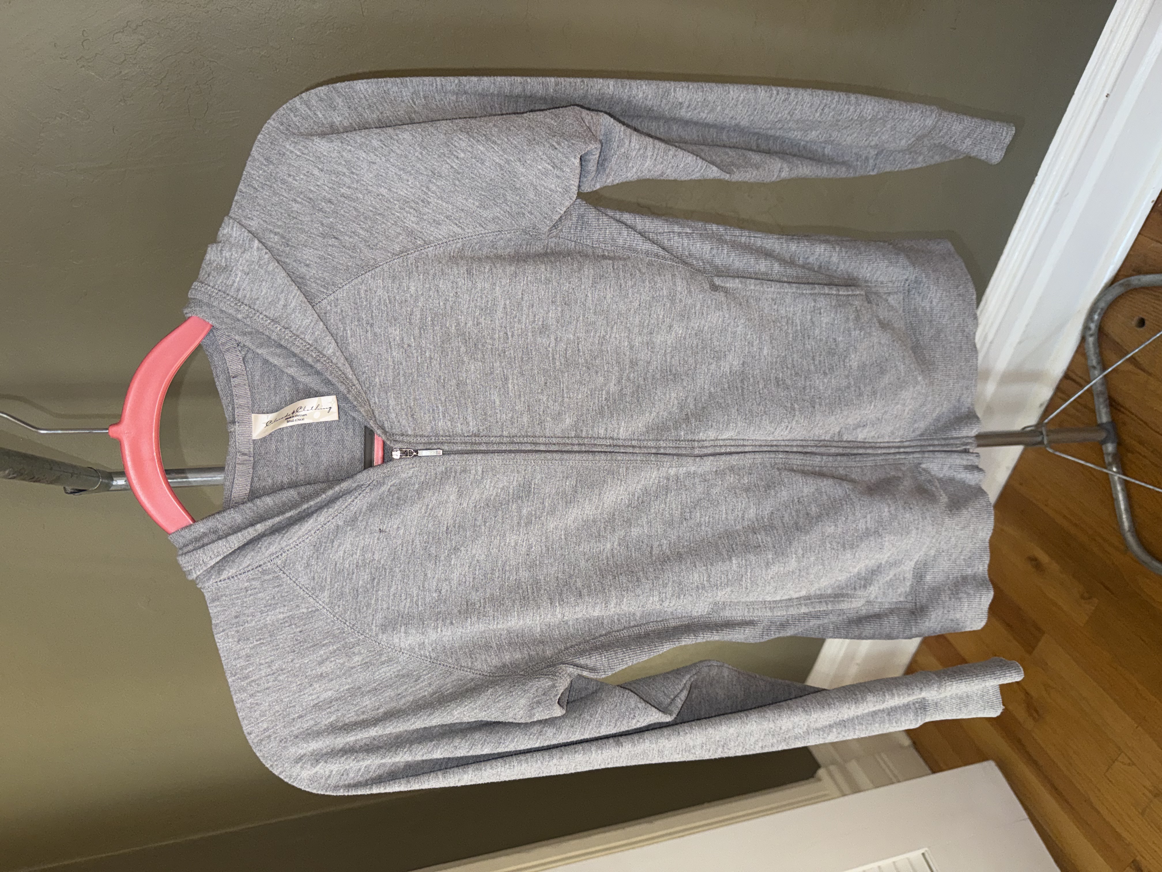 Colorado Clothing light grey zip-up hoodie, multiple angles