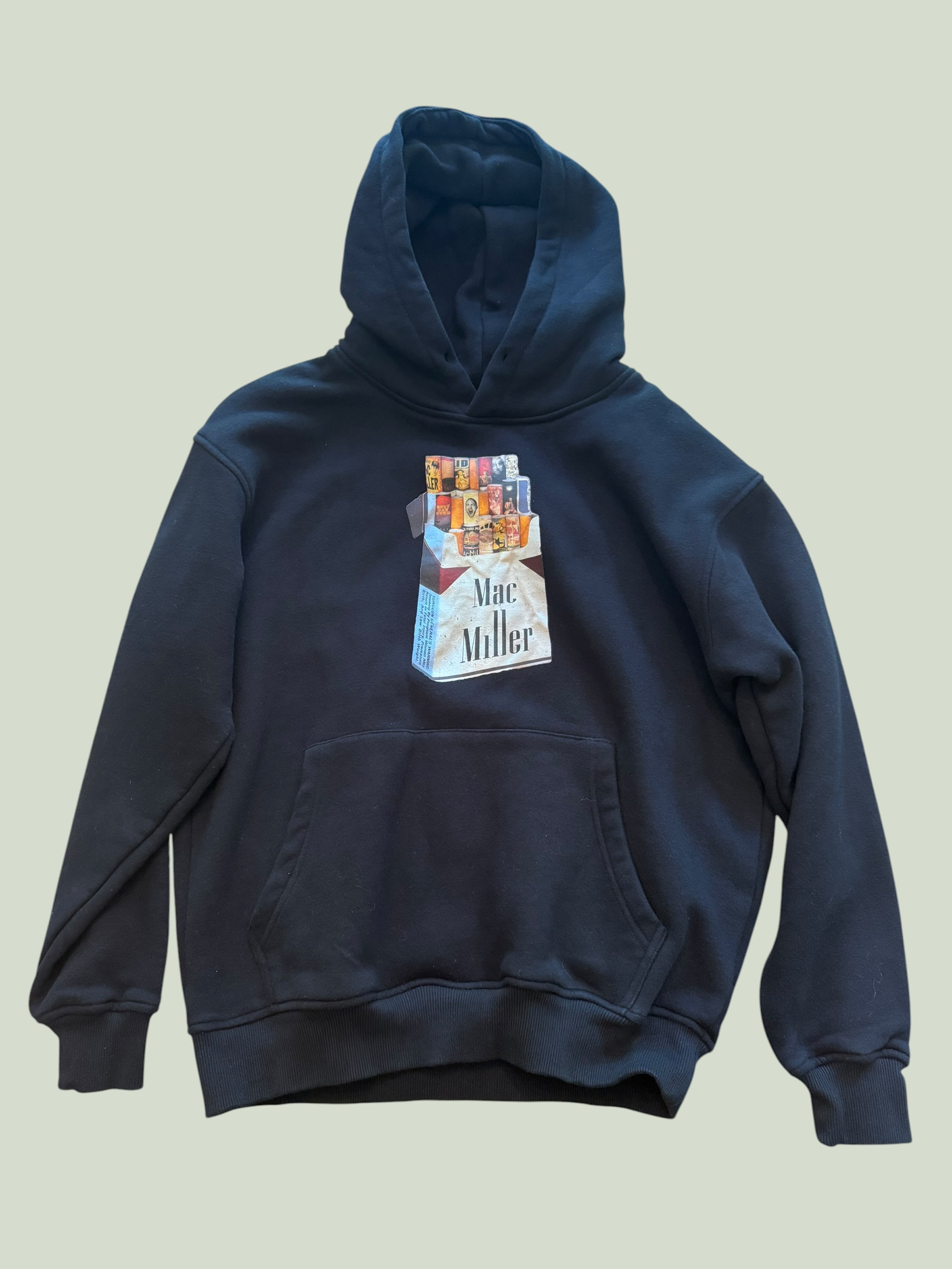 Mac Miller cig pack discography black hoodie, multiple angles